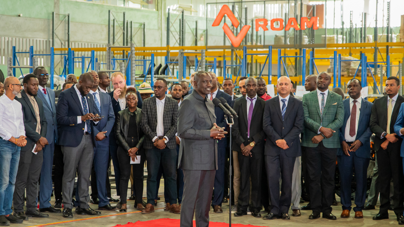 William Ruto during the inauguration Roam Park. PHOTO/COURTESY